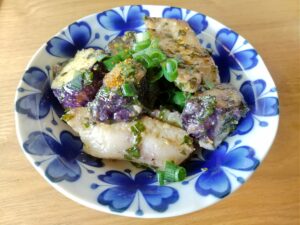 茄子と豚肉の紫蘇味噌炒め